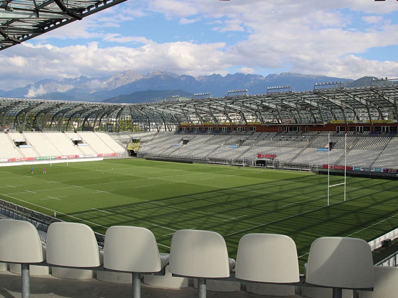 Tribunes Stade des Alpes