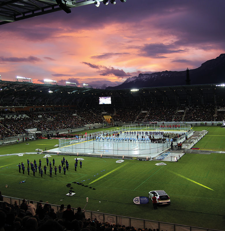 Winter game au Stade des Alpes